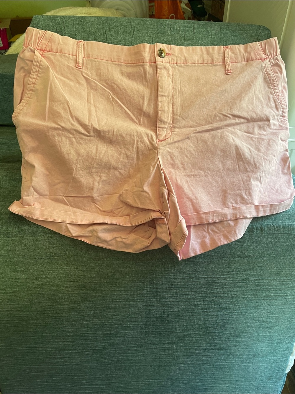Old Navy Light Pink Chino Bermuda Shorts